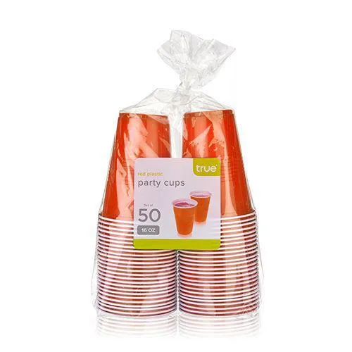 Misc Orange Party Cup 16oz 50pk 7703
