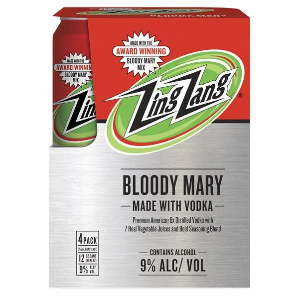 Cocktail Zing Zang 4pk Bloody Mary