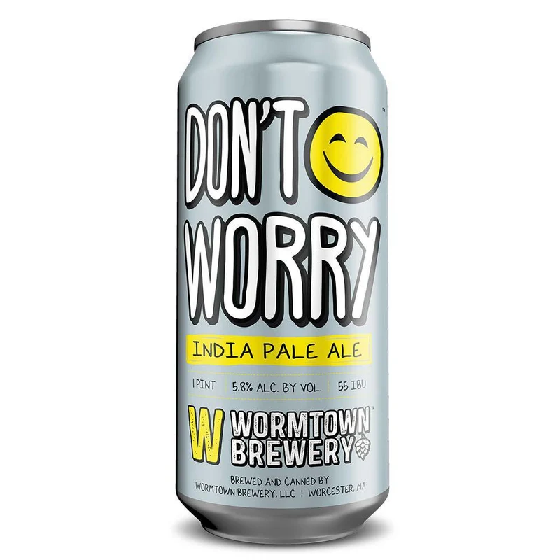 Beer Wormtown Brewery 4pk Don't Worry Hazy IPA