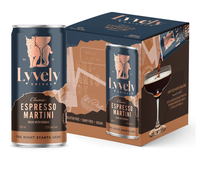Cocktail Lyvely 4pk Espresso Martini