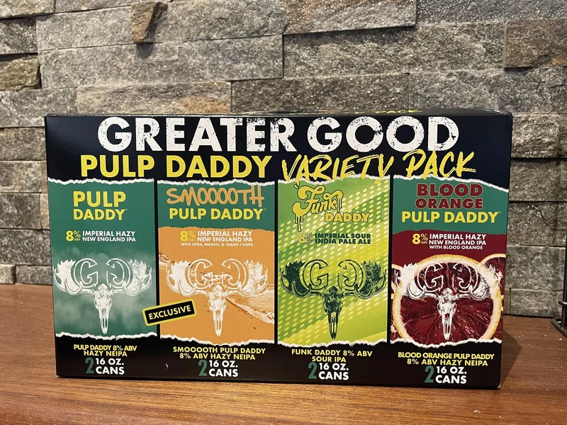 Beer Greater Good 8pk Pulp Daddy variety pack