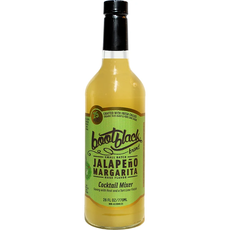 N/A RI Cocktail Mixer BootBlack Brand 26oz Jalapeno Margarita