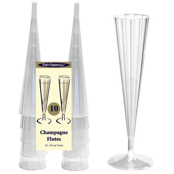 Misc 5 oz. Clear Champagne Flutes 1492