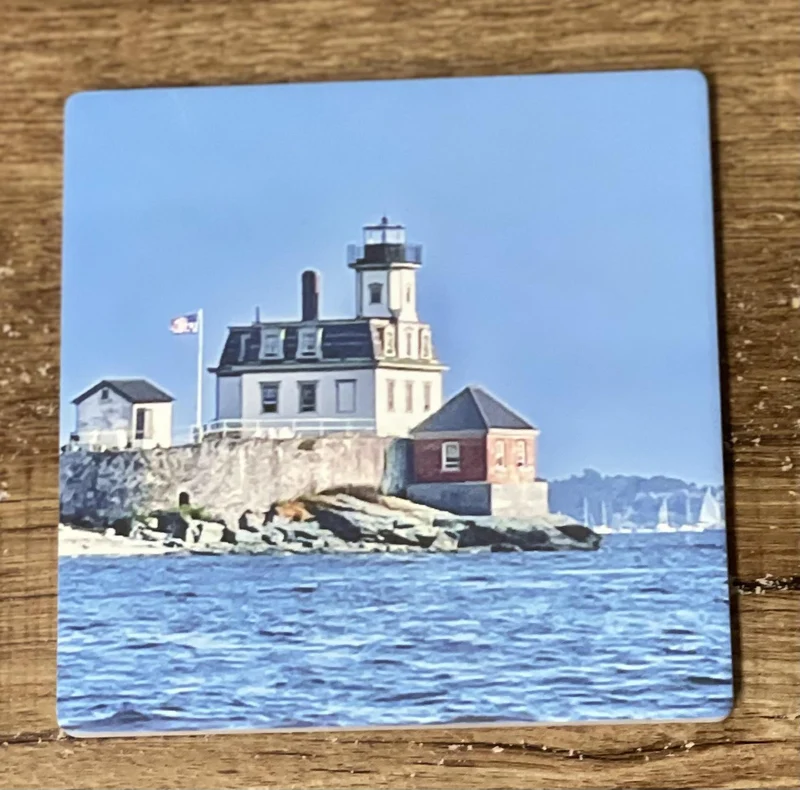 Misc Coasters Walk About RI Rose Island Lighthouse