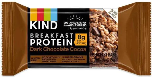 Misc Snacks Kind Breakfast Protein Dark Chocolate Cocoa 516829