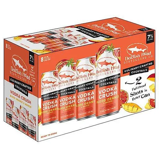 Cocktail Dogfish Head 8pk Crush Blood Orange & Mango