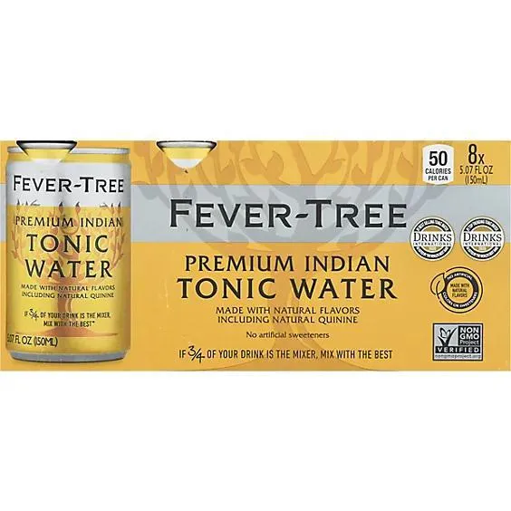 N/A Drinks Fever Tree 8pk Cans Tonic