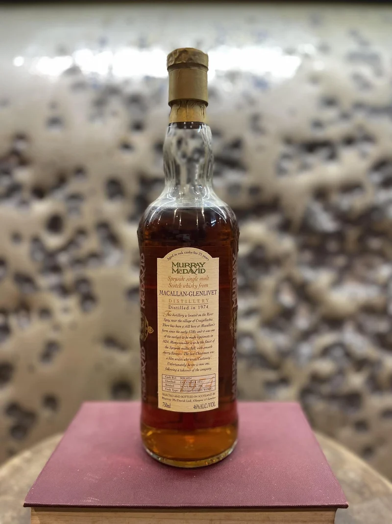 Scotch Murray McDavid Macallan-Glenlivet 21 Year Old Single Malt Whisky