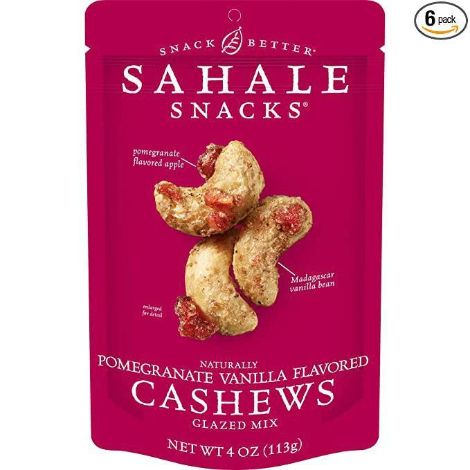 Misc Snacks Sahale 4oz Cashew Pomegranite