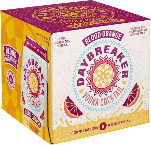 Cocktail Daybreaker 4pk Blood Orange