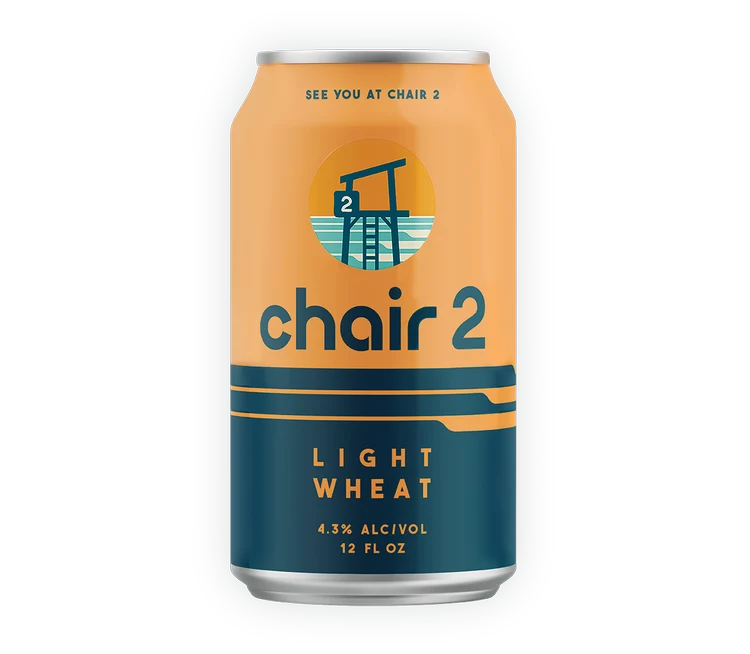 Beer chair 2 12pk can Light Wheat