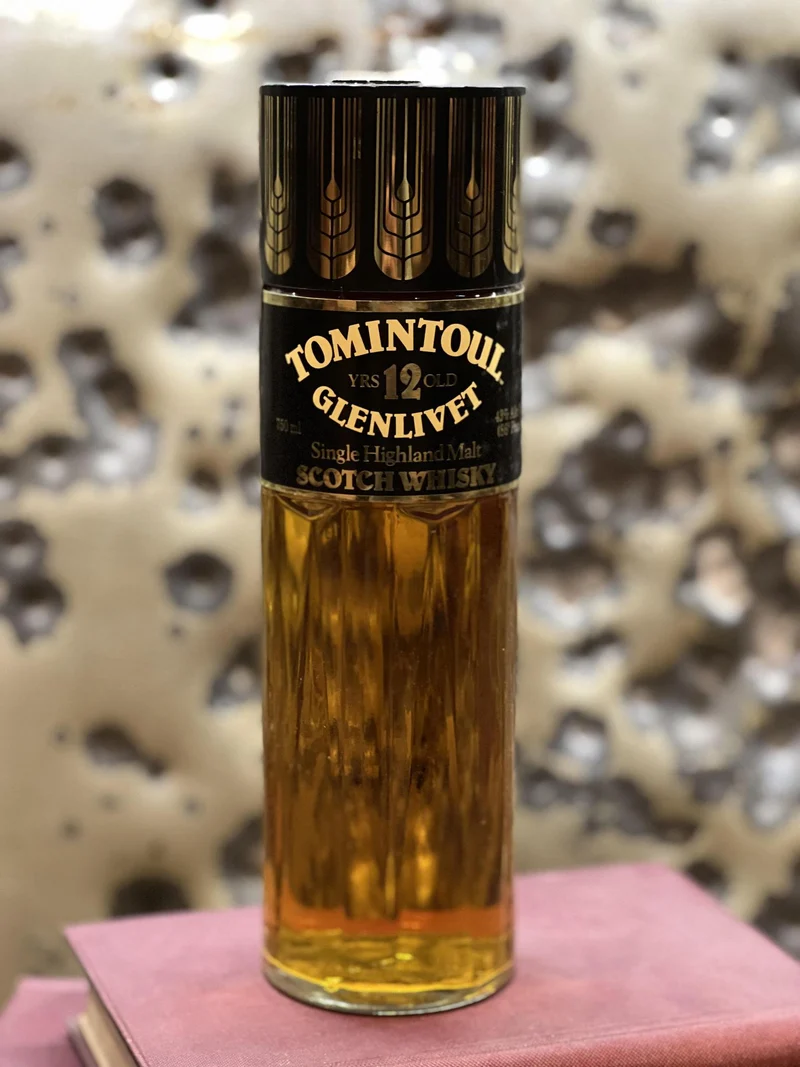 Scotch Tomintoul Glenlivet 12 Year Single Highland Malt Perfume Bottle 1 Liter