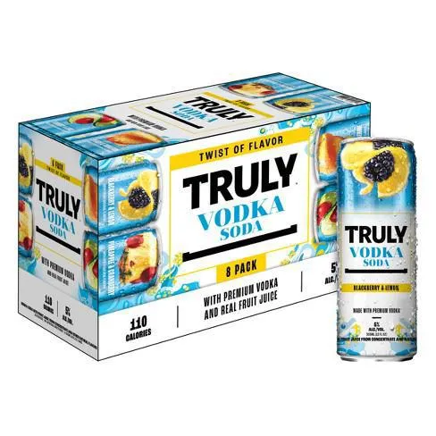 Cocktail Truly 8pk Vodka Soda