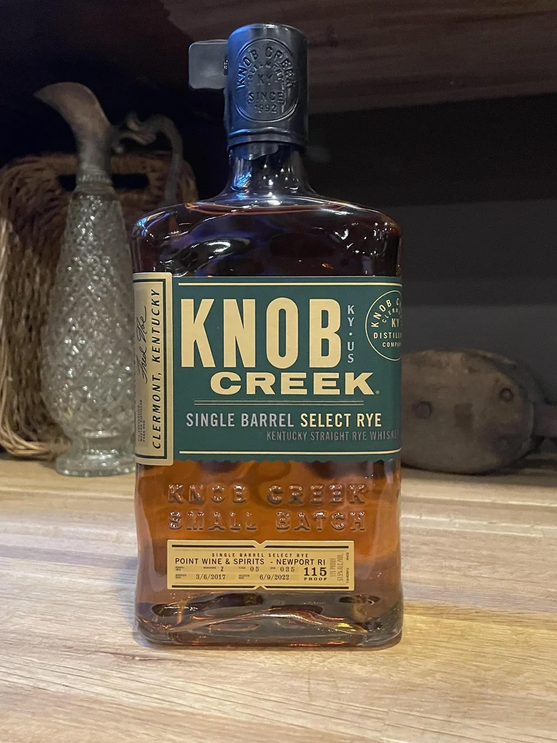 Whiskey Rye Knob Creek 750ml **Private PW&S Barrel Select**