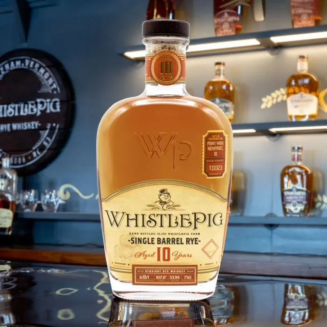 Whiskey Rye Whistle Pig 10yr ***Private PW&S Barrel***