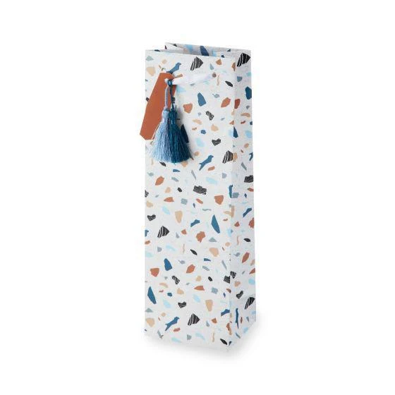 Misc Cakewalk gift bag Terrazzo with Tassels