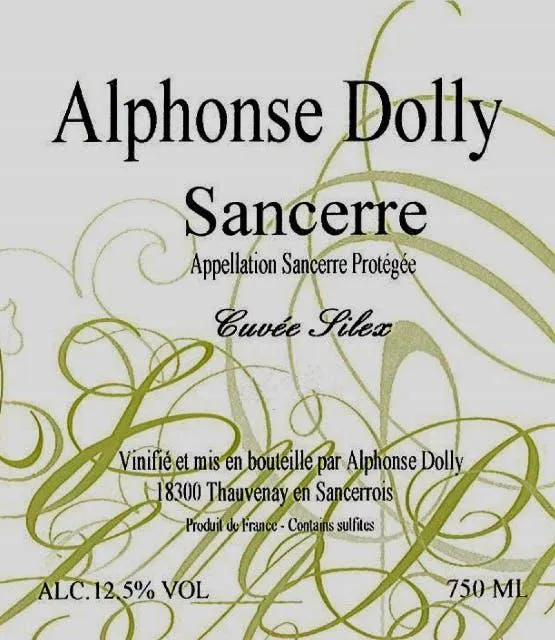 Sancerre Alphonse Dolly 2021 Cuvee Silex