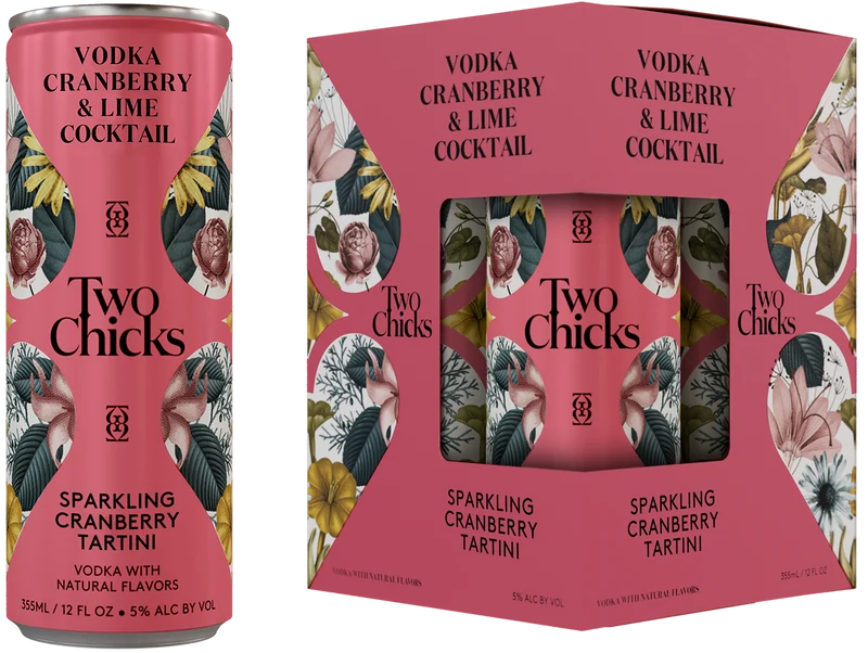 Cocktail Two Chicks 4pk Cranberry Tartini