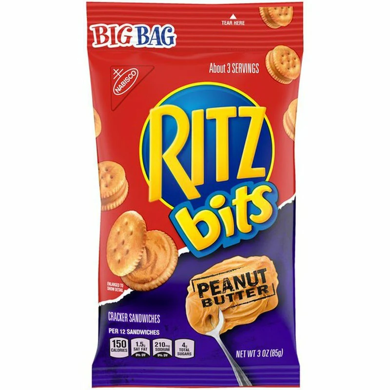 Misc Snack Ritz Bits 3oz Peanut Butter