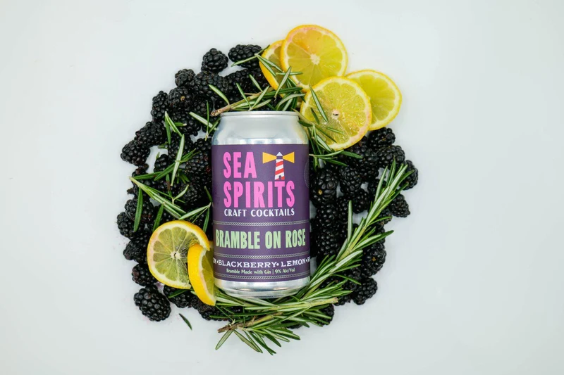 Cocktail Sea Spirits 4pk Bramble on Rose