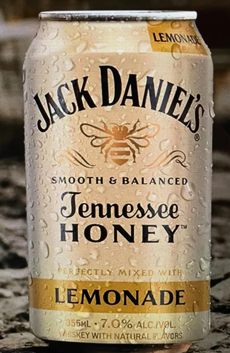 Cocktail Jack Daniels 4pk Tennessee Honey Lemonade