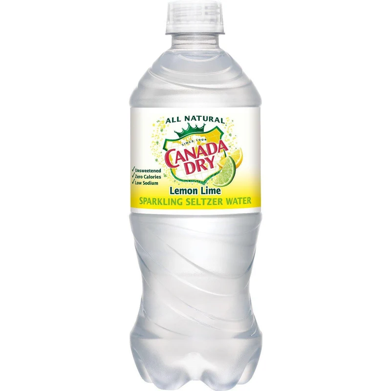 NA Seltzer 20oz Canada Dry Lemon Lime