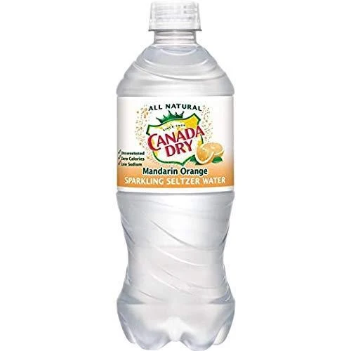 NA Seltzer 20oz Canada Dry Mandarin Orange