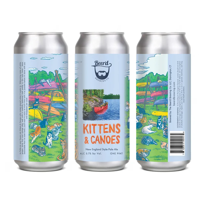 Beer Beer'd Brewing 4pk Kittens & Canoes