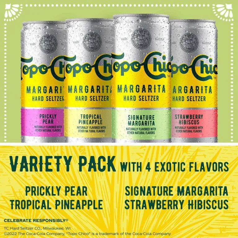 Seltzer TopoChico 12pk Margarita