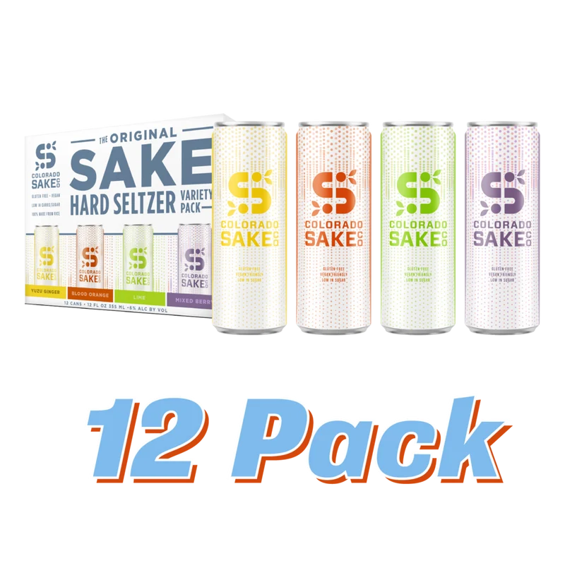 Seltzer Colorado Sake Co 12pk Variety Pack