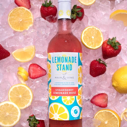 Rose Lemonade Stand Strawberry Lemonade