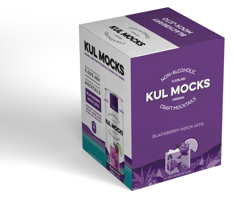 NA Cocktails KUL Mocks 4pk Blackberry Mojito