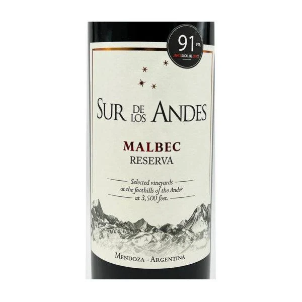 Malbec Sur de Los Andes