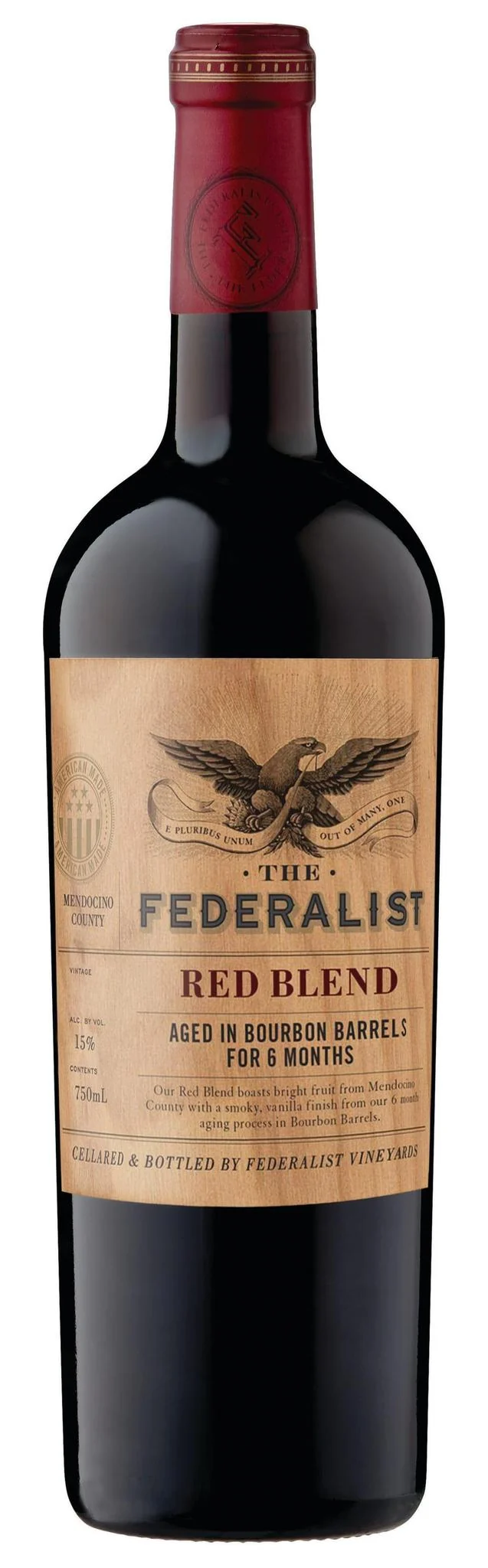 Red Wine The Fedrealist Bourbon Barrel