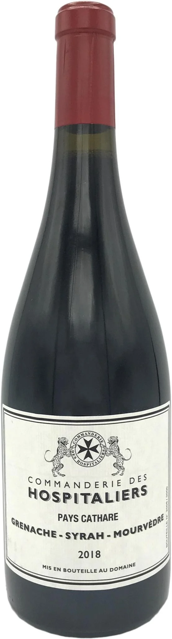 Syrah Commanderie des Hospitaliers 2018 Pays Cathare