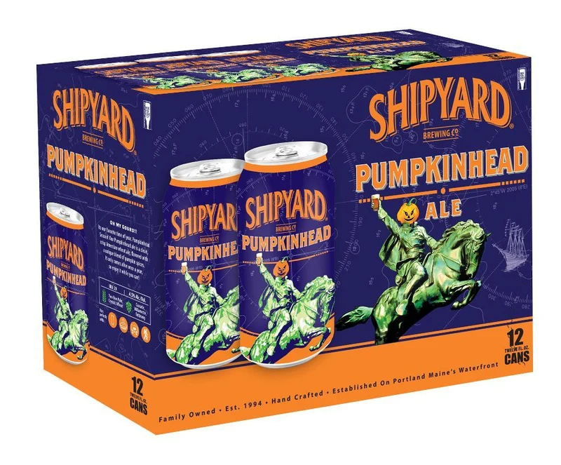 Beer Shipyard Can 12pk Pumpkinhead