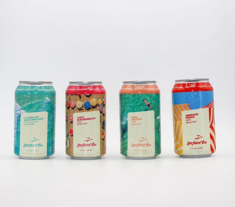 Surfbird Tea 12pk Can Variety Pack