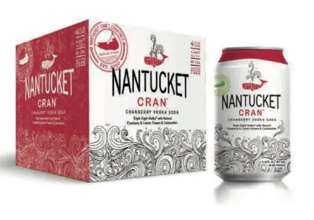 Cocktail Nantucket 4pk Cranberry Vodka Soda 705638