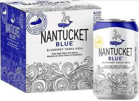 Cocktail Nantucket 4pk Blueberry Vodka Soda