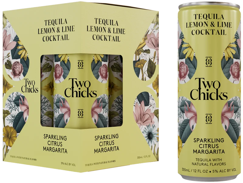 Cocktail Two Chicks 4pk Margarita