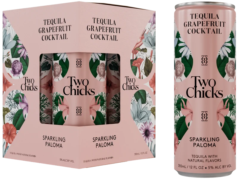 Cocktail Two Chicks 4pk Paloma
