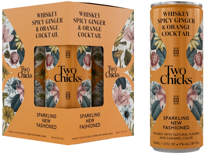 Cocktail Two Chicks 4pk New Fashioned