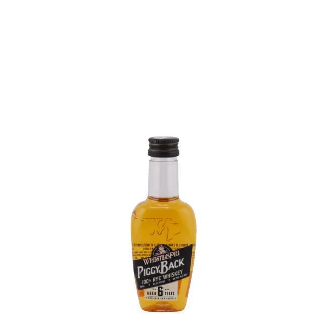 Nip Whiskey Rye Whistlepig PiggyBack