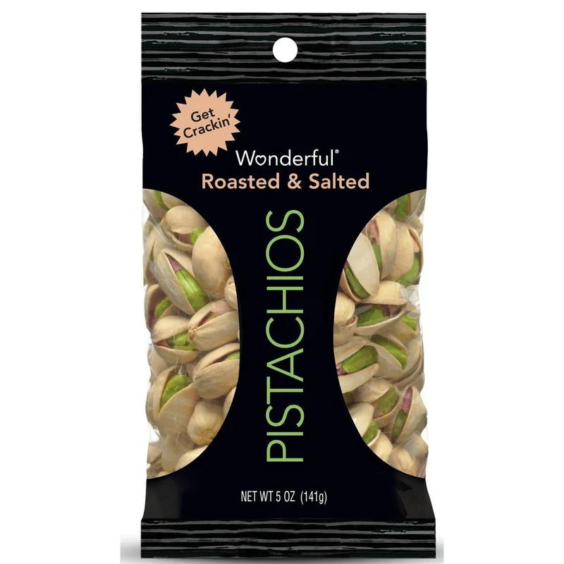 Misc Snacks Wonderful Pistachios 5oz Roasted & Salted 337956