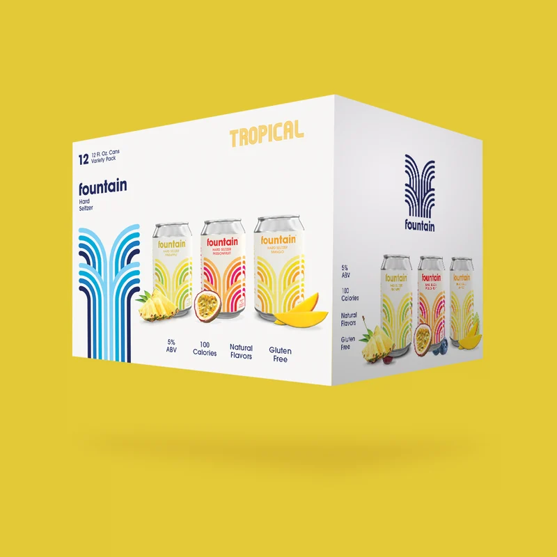 Seltzer Fountain 12pk Tropical Variety