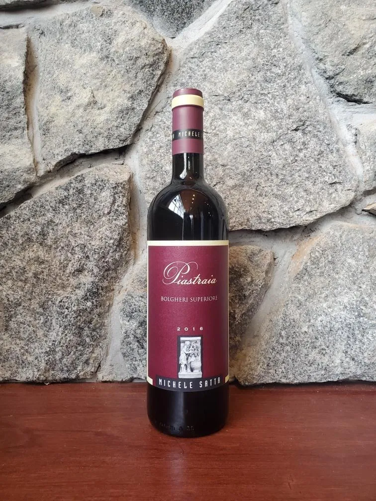 Red Wine Michele Satta Piastraia