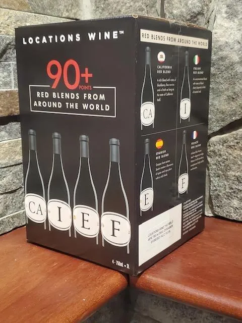 Wine Gift Set Locations Around the World 4pk