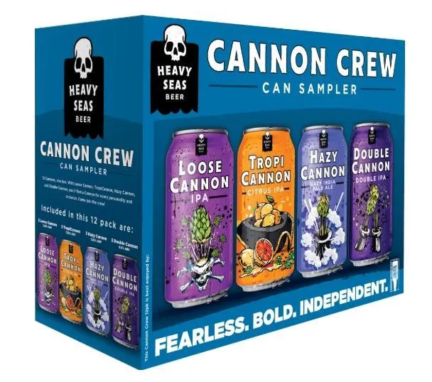 Beer Heavy Seas cans 12pk Cannon Crew