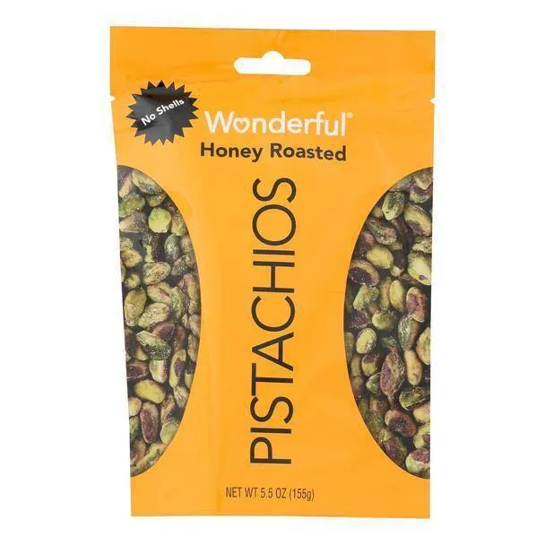 Misc Snacks Wonderful Pistachios 5.5oz Honey Roasted