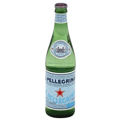 Drinks San Pellegrino glass bottle 16.9